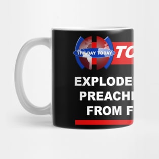 Exploded Cardinal Preaches Sermon From Fish Tank Mug